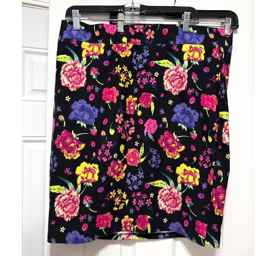 Torrid 1 (1X 14/16) Roses Floral Garden Betsey Johnson Foxy Mini Pencil Skirt